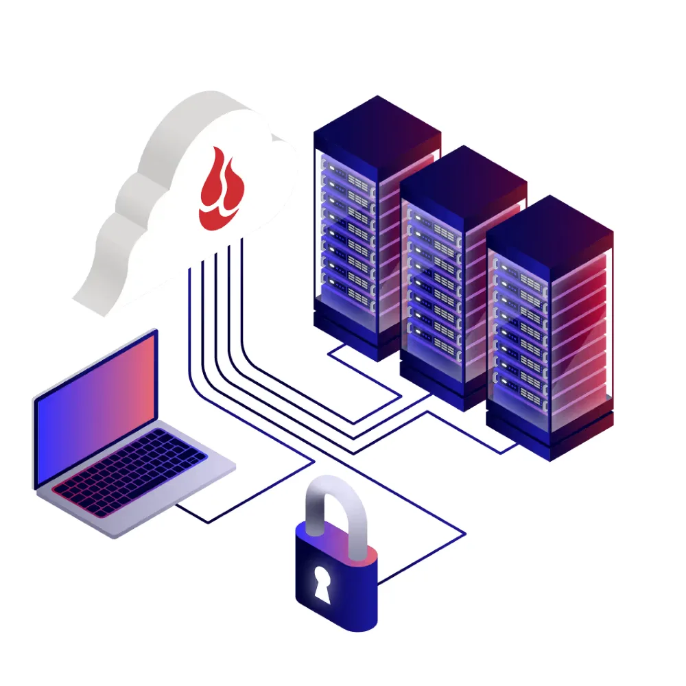 Backblaze Business Backup admin console displaying computer backup status across multiple devices with restore options